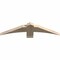 Ekena Millwork Bellingham Rough Sawn Timber Gable Bracket, Douglas Fir, 36"W x 9"H x 2"D x 4"F, 6/12 Pitch GBW036X09X0204BEL00RDF - alternate 2